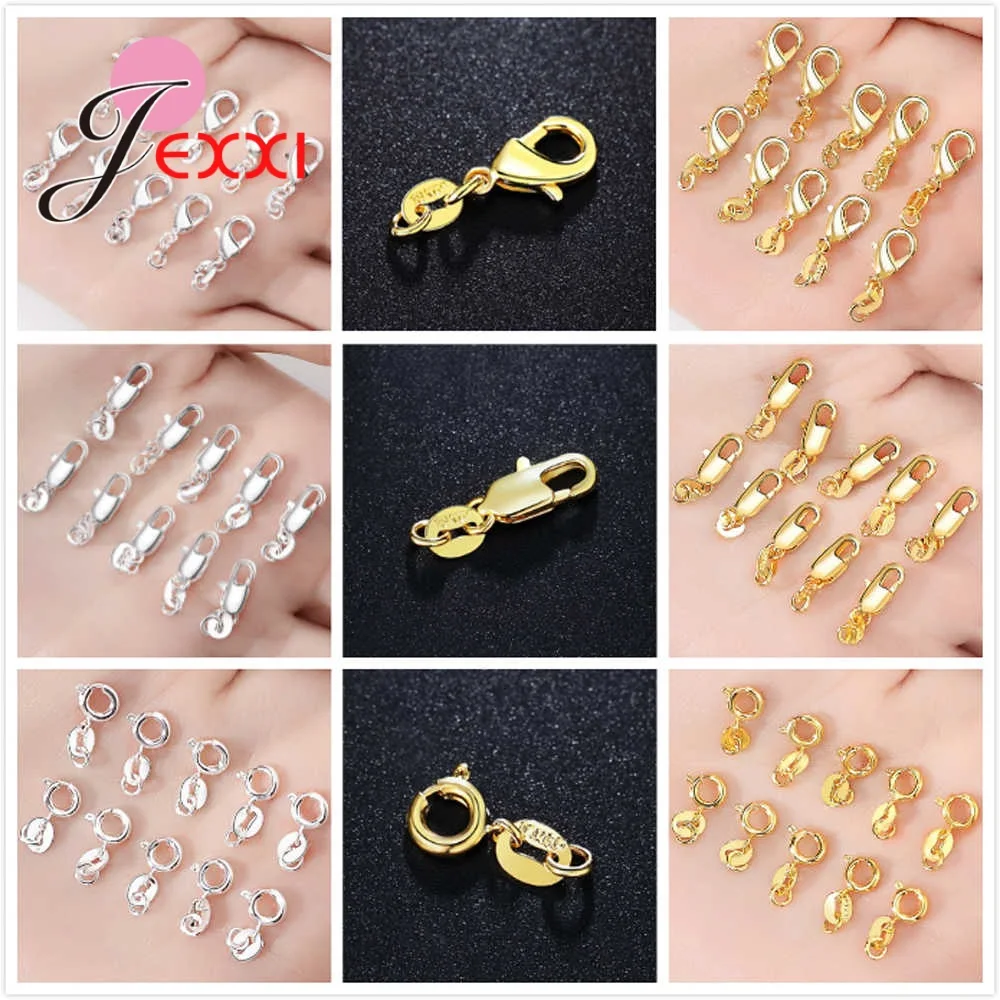 

Wholesale Price 10pcs/lot Gold Lobster Clasps Hooks Clasp for DIY Necklace Bracelet Chain Jewelry Findings Accessories