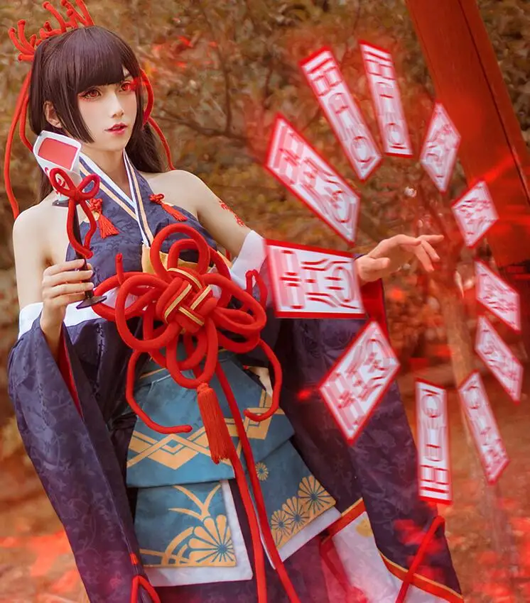 Косплей мобильная игра Onmyoji Equinox цветок не Пробуждение японское кимоно Cos