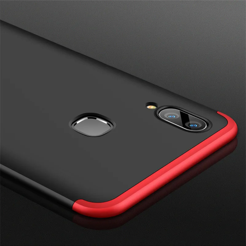 Vivo U1 чехол для телефона защита всего тела 3 в 1 жесткий корпус ПК 360 Полный