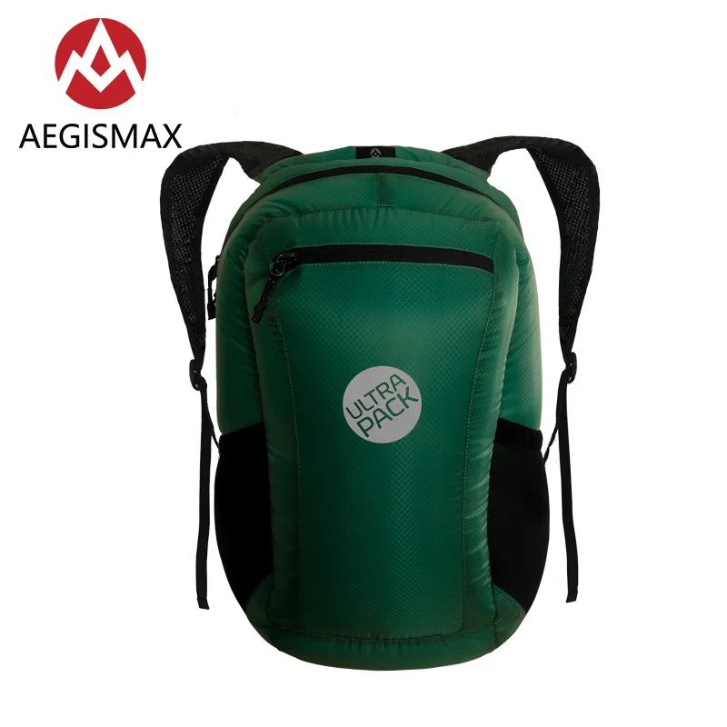Peacock blue AEGISMAX 18L складной открытый ультра светильник рюкзак путешествия Спорт 20D нейлон Водонепроницаемый Кемпинг Туризм сумка PU3000 - Цвет: Peacock blue