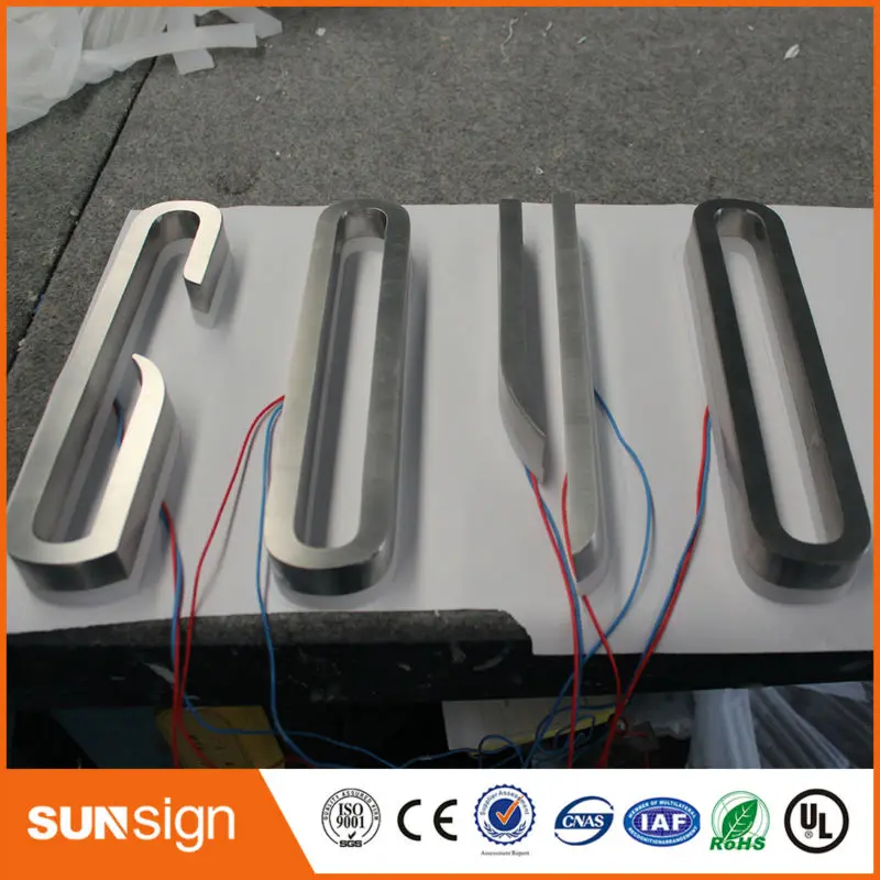 Горячая Распродажа светодиодный логотип с подсветкой Настенный декор