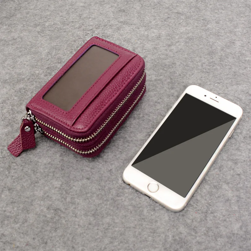 COHEART кошелек для карт из натуральной кожи Женская мода 100% Натуральная Воловья