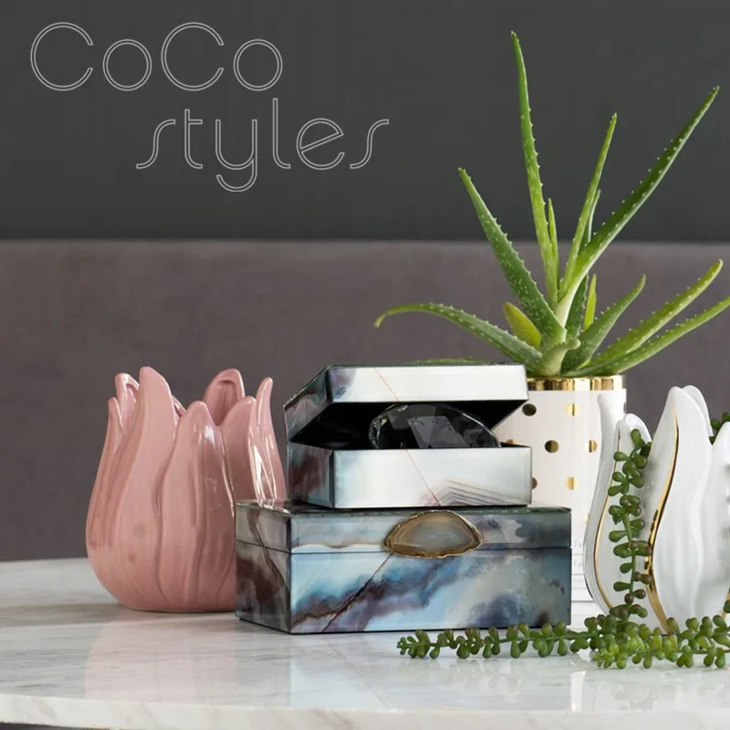 Cocostyles InsFashion креативные коробки для ювелирных изделий ручной работы современного