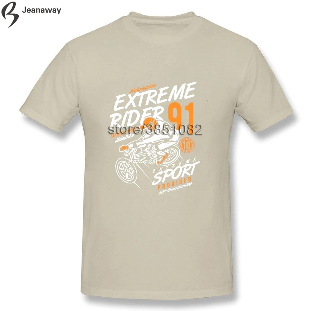 Spring Tee Fashion Design Extreme Rider Tshirts Black Short Sleeve Custom XS-3XL Men Cloth | Мужская одежда