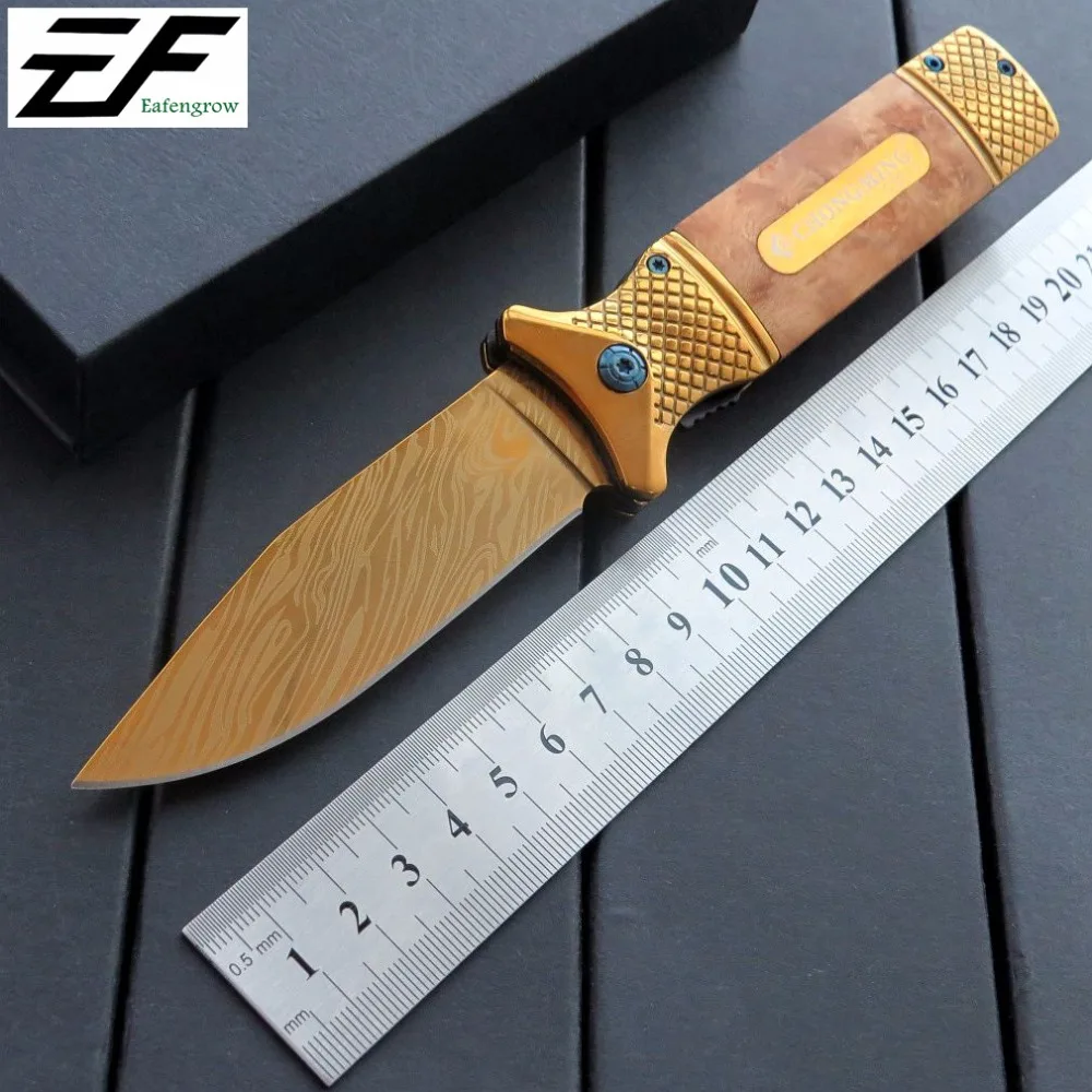 Складной нож CM73 охотничий для выживания карманные ножи сталь + деревянная ручка