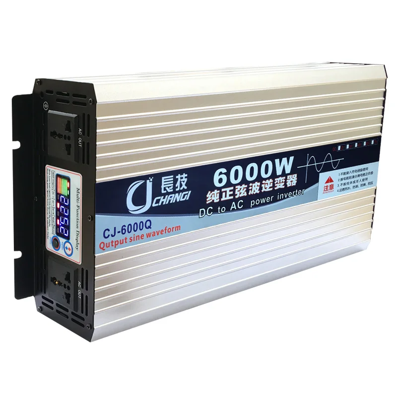 Чистый синусоидальный инвертор 12V24V48V60V72V до 220V 1000W2000W3000W4000W5000W6000W