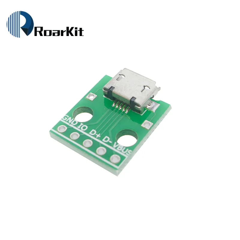 5 шт./лот MICRO USB Для DIP адаптера 2 54 мм 5pin гнездовой разъем B Тип PCB конвертер 01|usb to|usb to