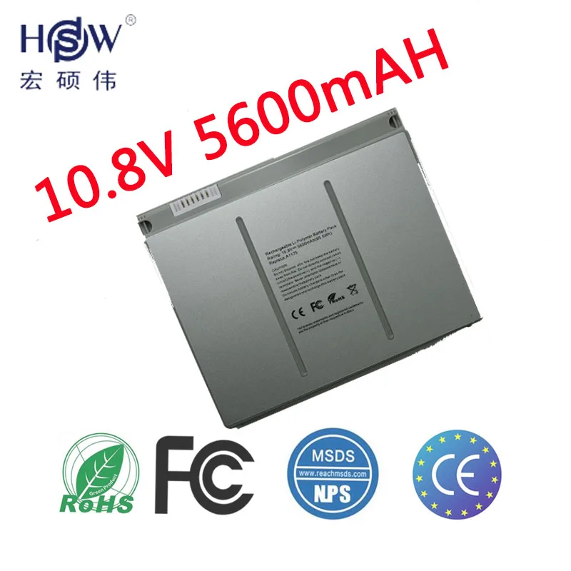 HSW замена батареи ноутбука A1175 MA348 для Apple MacBook Pro 15 &quotA1150 A1260 MA463 MA464 MA600 MA601 MA610 MA609