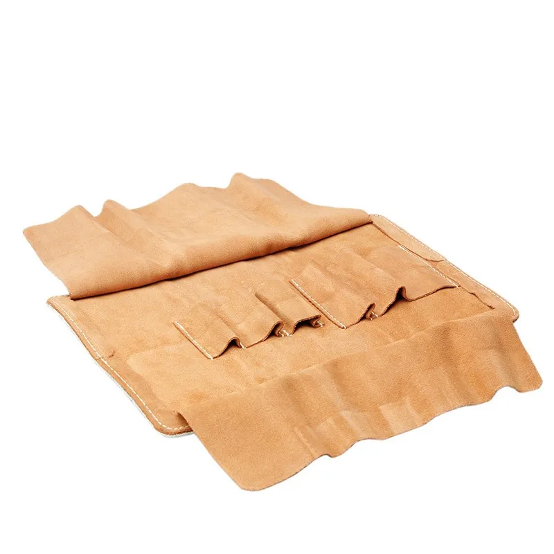 

Tobacco pipe holder bag(hold 3pcs) Genuine Cowhide Smoking pipe pouch Tobacco Tools Accessorie(only the pouch) Father's day gift