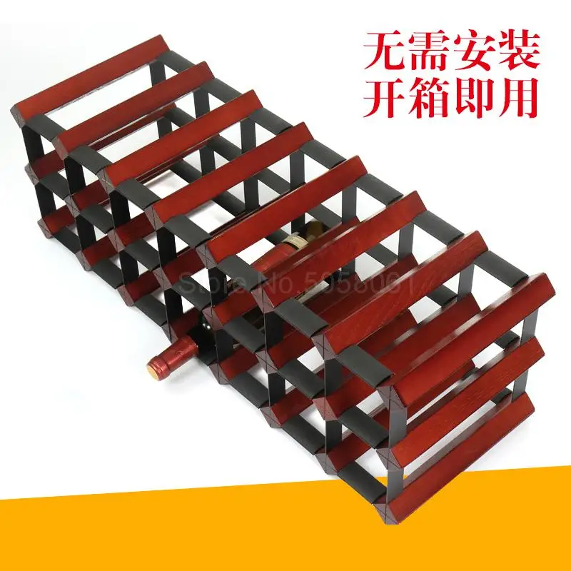 Винная стойка из массива дерева европейская креативная витрина для вина стеллаж