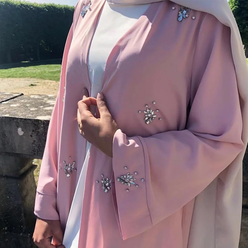 Мусульманское кимоно Abaya кафтан мусульманский хиджаб платье Caftan Marocain Ramadan Elbise qar