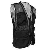 mesh breathable multi pocket vest outdoor travelers fly fishing photography jacket