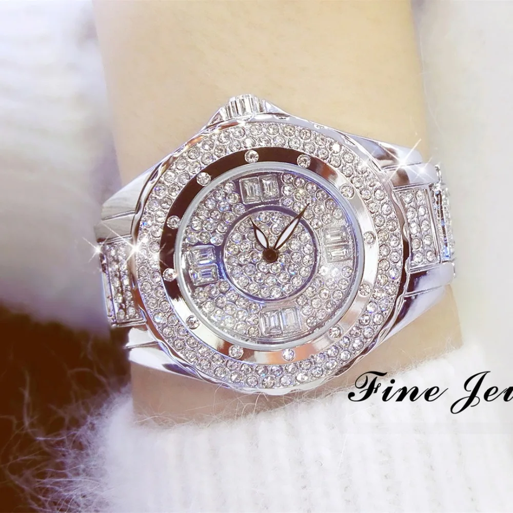 Часы наручные женские со стразами люксовые брендовые известные кварцевые для