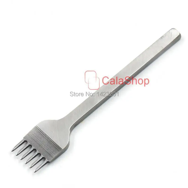 1 Pcs / Lot 2 4 6 Hole 3mm Leather Craft Tools Chisels Punches Lacing Stitching | Дом и сад