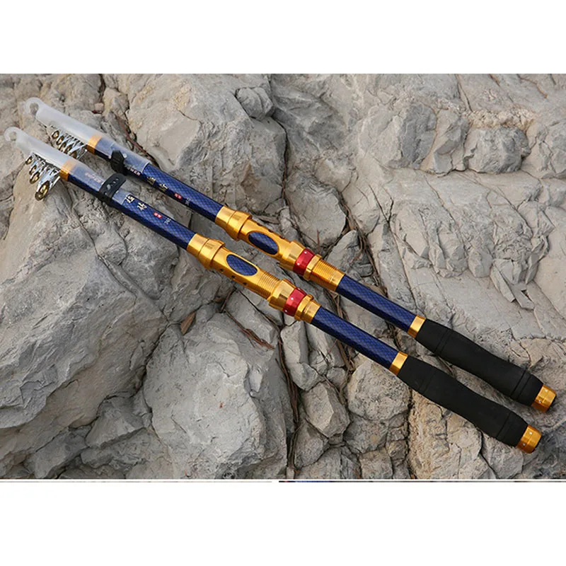 Новый 99% Углеродного Волокна Телескопическая Удочка Сверхтвердых Полюс Углерода