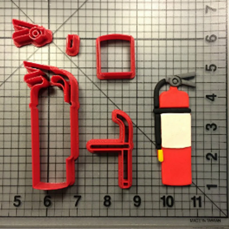 Ежедневный набор для печенья на заказ с 3D принтом Огнетушитель Шланг гидрант