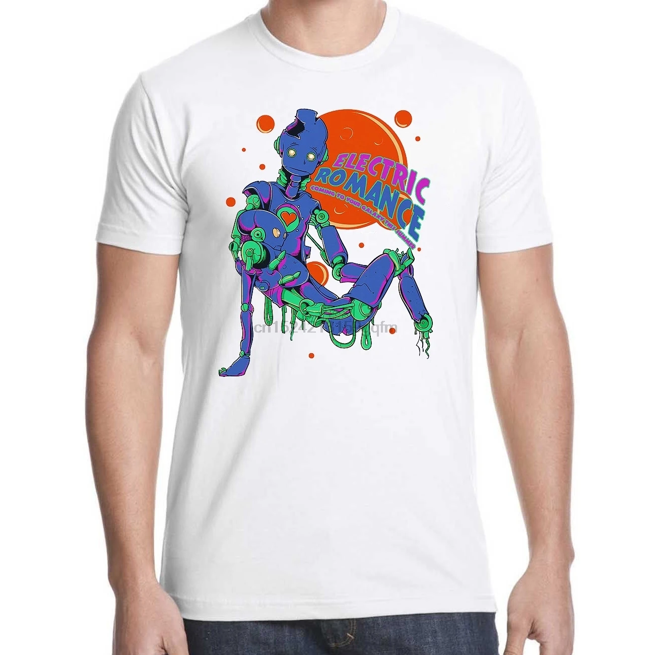 Maglia Robot Electric Romance Tuned футболка мужская с круглым вырезом хлопковые модные крутые