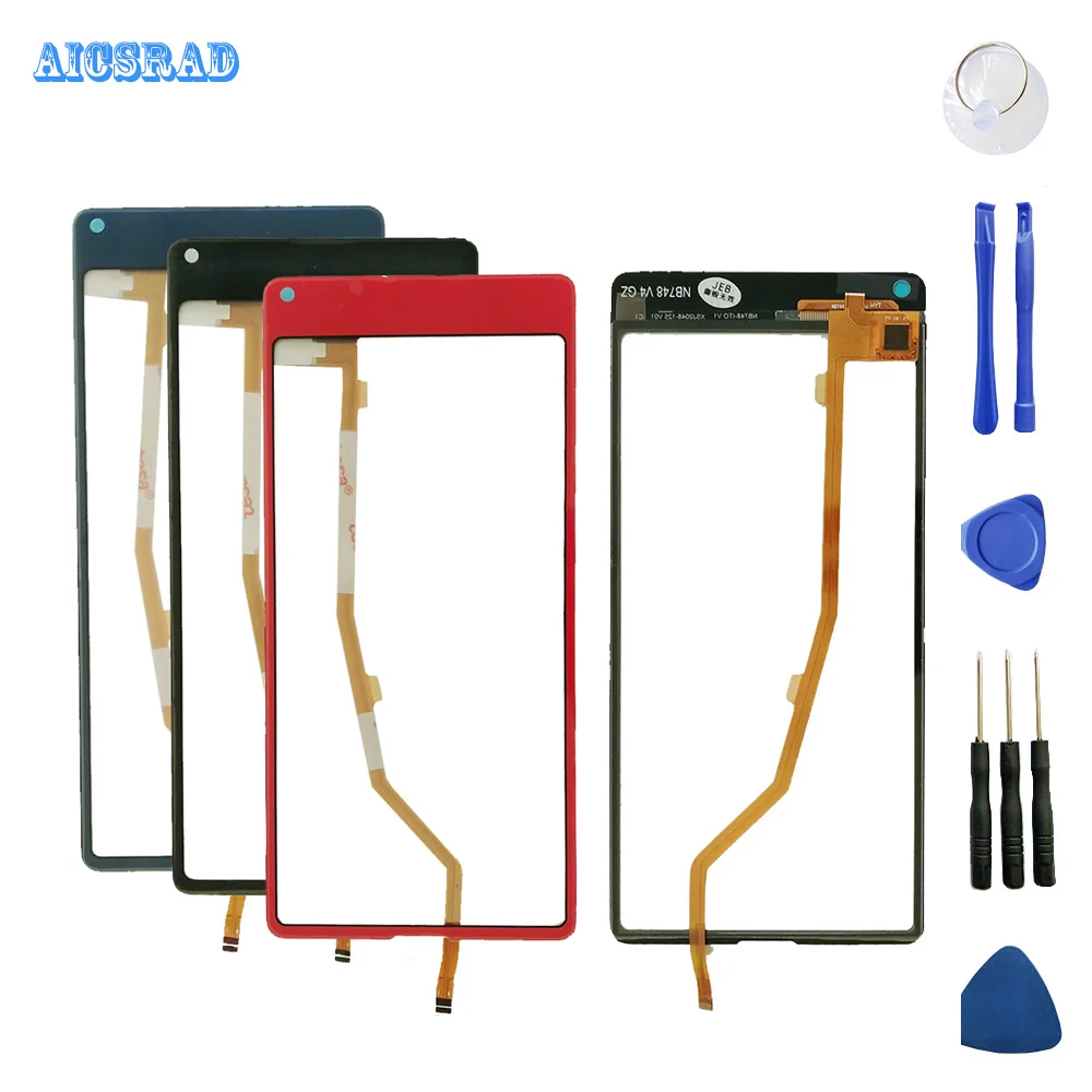 AICSRAD защитное внешнее Переднее стекло для Bluboo D5 pro Сенсорная панель Экран
