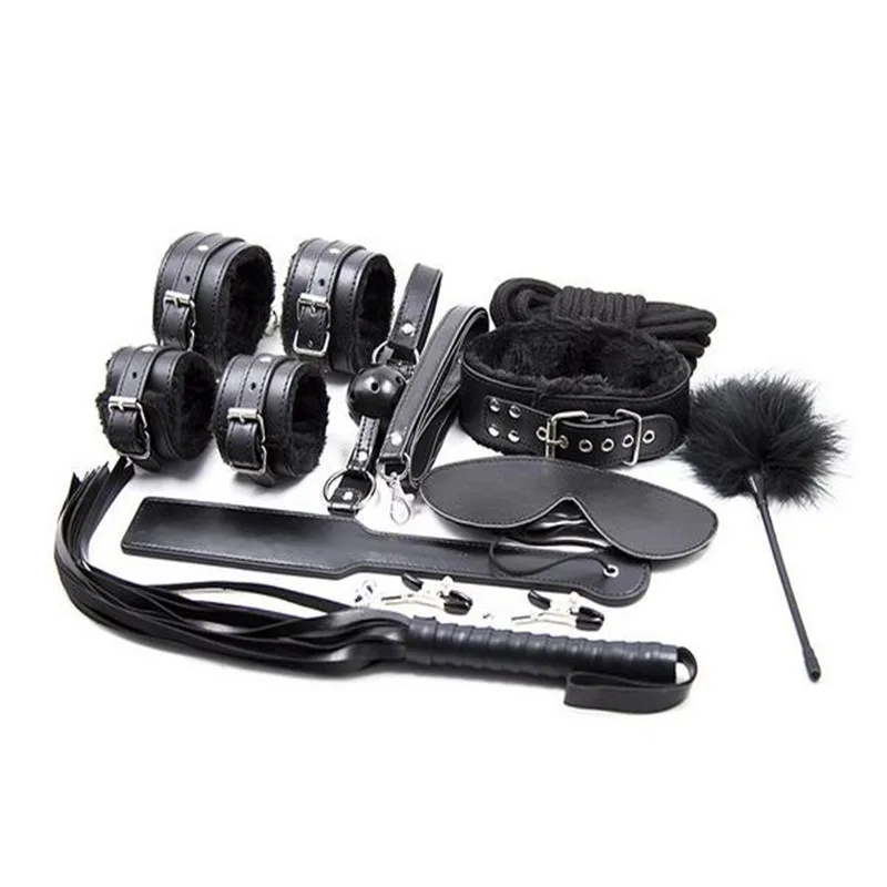 10 шт./комплект наручники зажимы для сосков и кнута | Красота здоровье