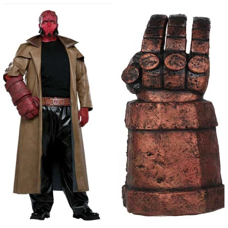 Перчатки Coasplay Hellboy Hello Boy латексные перчатки сценическое представление на