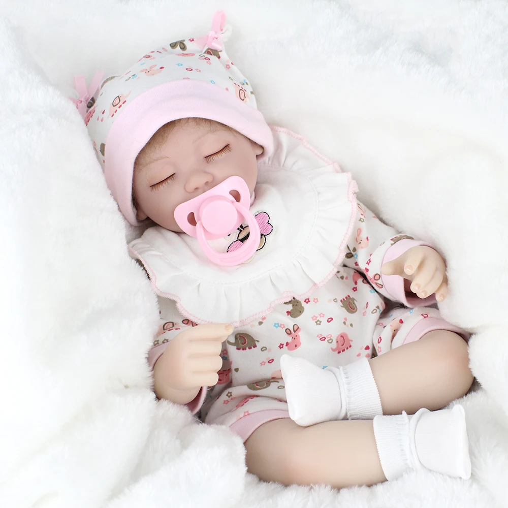 KAYDORA Reborn Baby Doll игрушки для детей подарок реалистичные спящие тела Силиконовые Детские Playmate для девочек Мини-куклы