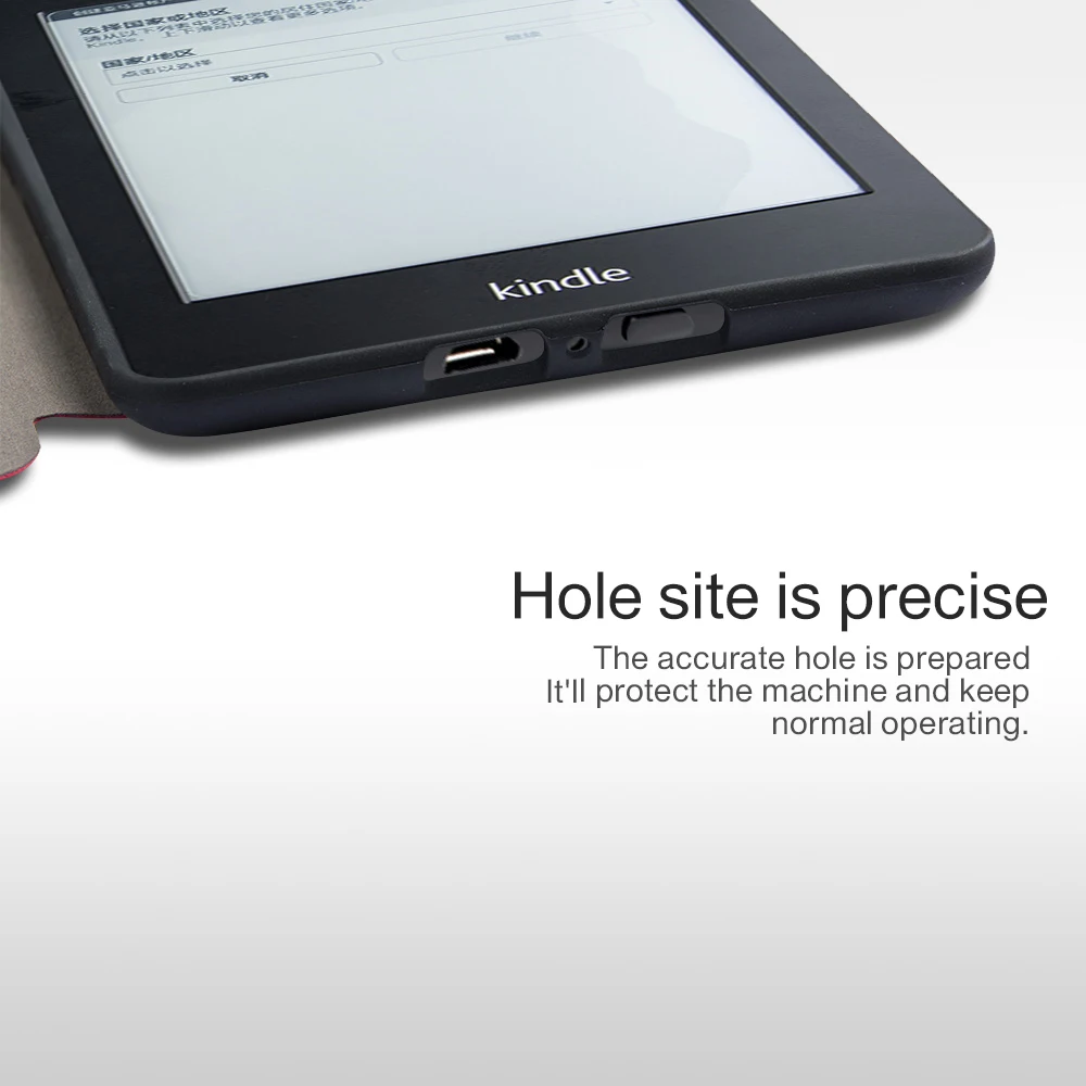 Чехол с застенчивым медведем для 2018 Amazon Kindle Paperwhite 4 E-reader 10 поколение электронных