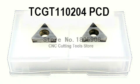 Бесплатная доставка 2 шт. алмазные вставки TCGT110204 PCD твердосплавные фрезерные с