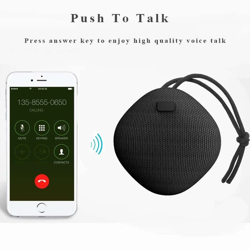 Bluetooth-Колонка X3C 5 Вт Портативная колонка с супербасами сабвуфер звуковая панель