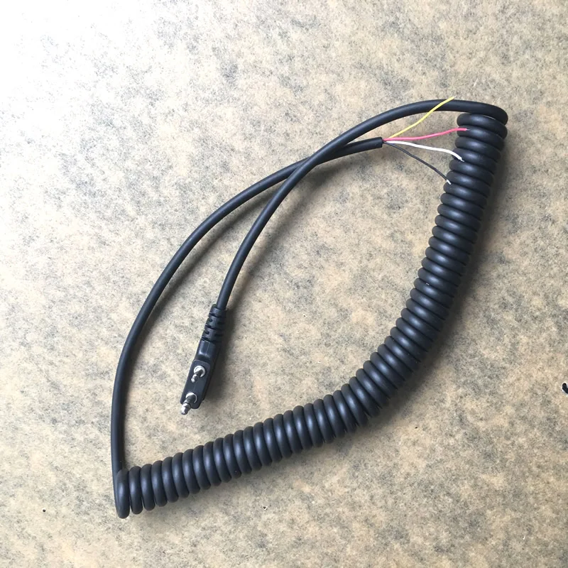 High Quality DIY 4wire microphone cable K plug 2pins for kenwood wouxun baofeng puxing linton tyt quansheng walkie talkie | Мобильные