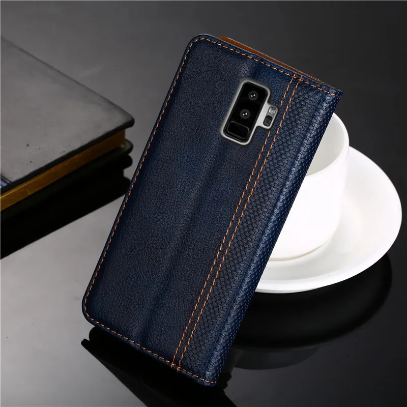 Кожаный чехол-книжка для Samsung Galaxy S9 Plus + G9650 G965D G965J G965U G965W G965F G965N | Мобильные