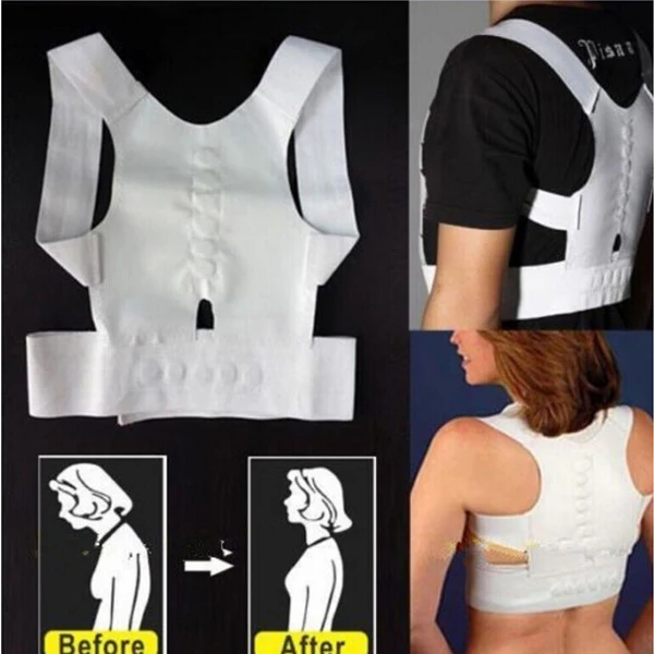 Body Shaper Adjustable Magnetic Posture Support Corrector Back Pain Shoulder correction | Спорт и развлечения