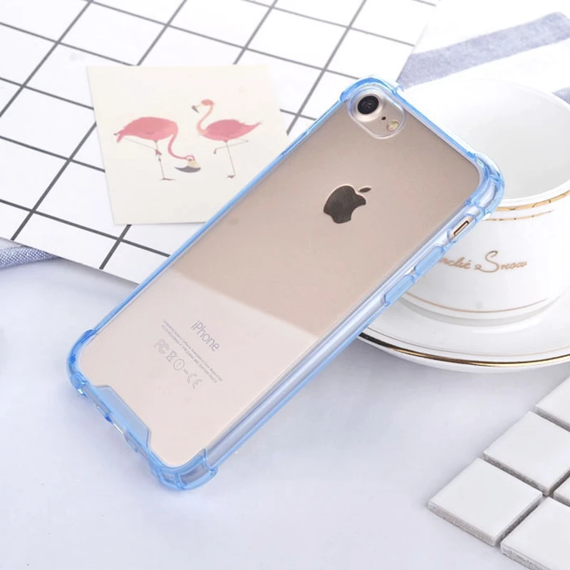 Полный корпус Ударопрочный Мягкий Прозрачный чехол для iphone XS MAX XsMax XR X 6 6s 7 8 Plus
