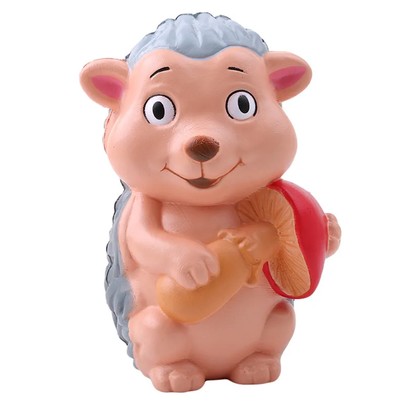 Squishies Jumbo Ежик Ароматизированная подвеска медленный рост игрушка Антистресс для