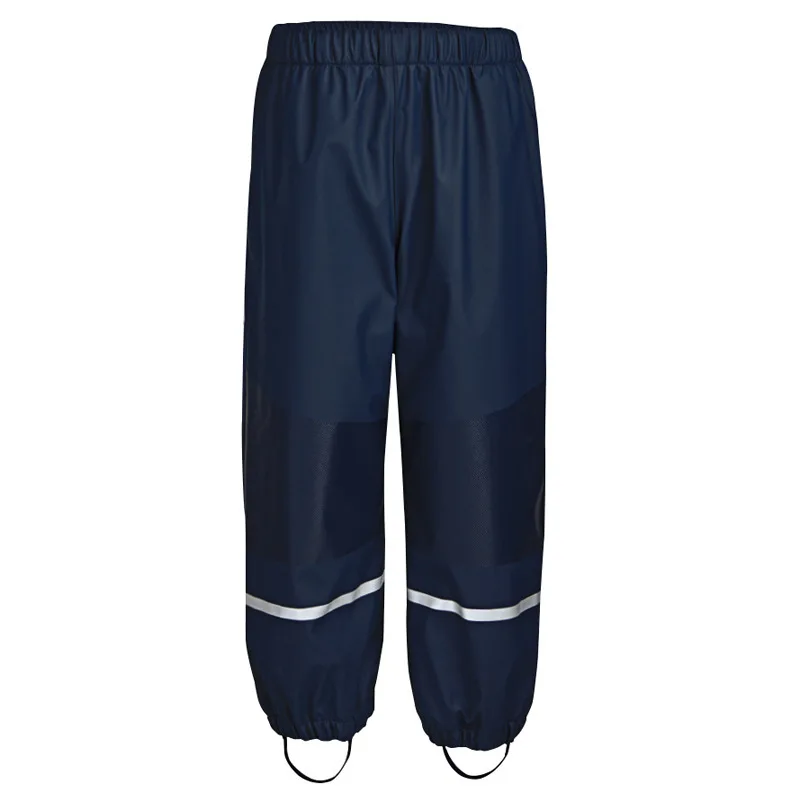 Штаны из искусственной кожи для мальчиков и девочек непромокаемые флисовые