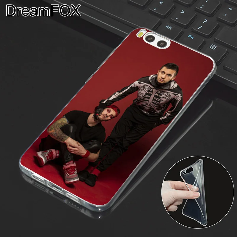 DREAMFOX L358 Twenty One Pilots 21 Soft TPU Silicone Case Cover For Xiaomi Mi Note 2 3 4 5 6 8 SE M5 4C 4S 5C 5S 5X 6X A1 Plus |