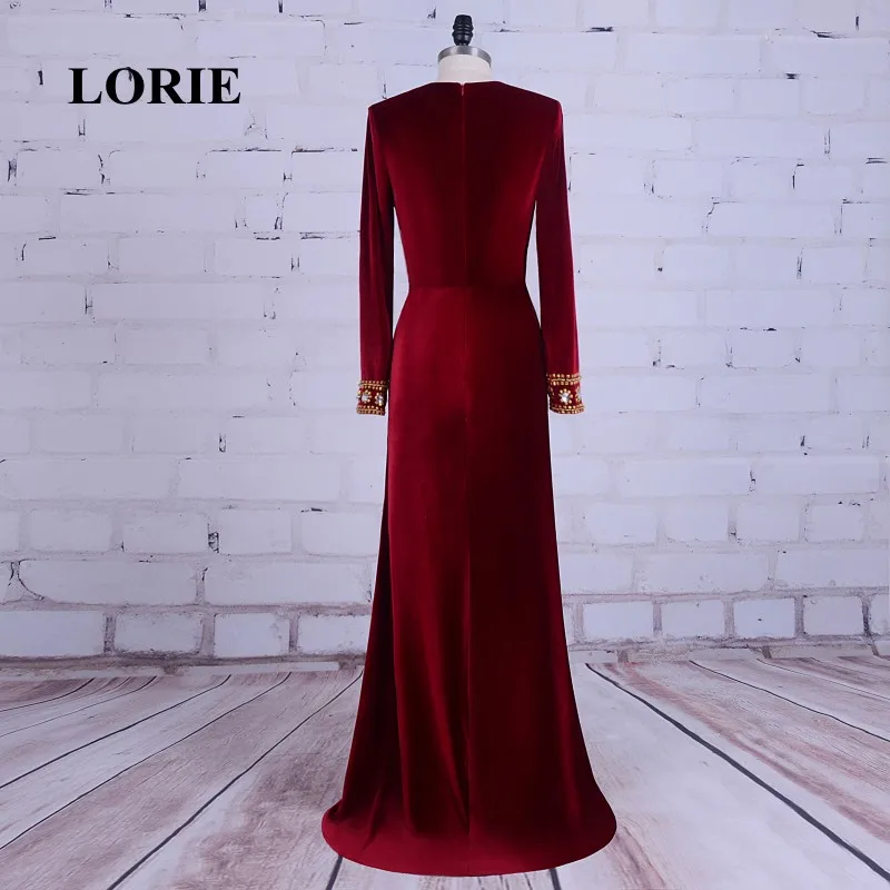 Женское бархатное вечернее платье с V образным вырезом|dubai kaftan|burgundy evening dressevening dress