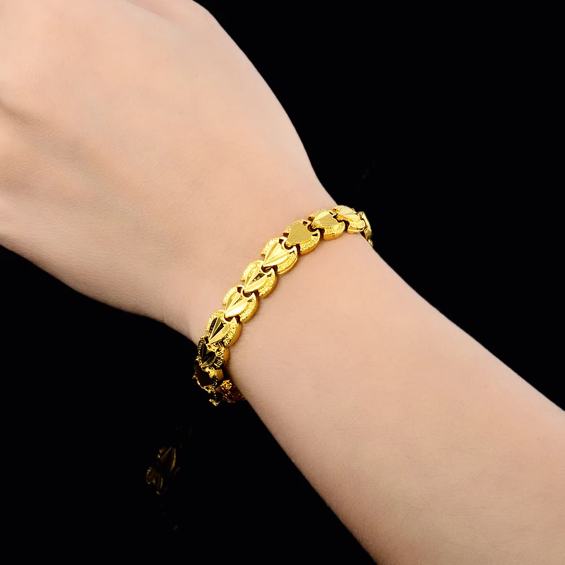 Браслеты цепочки и звенья для рук модные изысканные Милые в форме сердца