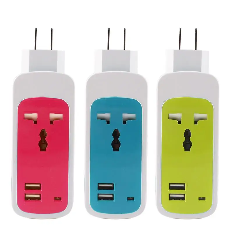 Универсальная Розетка 3 в 1 Go2linK для дома путешествий удлинитель с 2 USB-портами