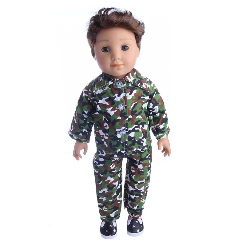 Одежда для кукол камуфляжная Пижама подходит 18 дюймовых Logan Doll наряды|Куклы| |