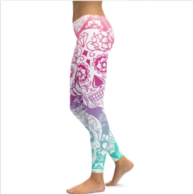 50 шт. женские эластичные леггинсы с эффектом пуш ап|Штаны для йоги| |