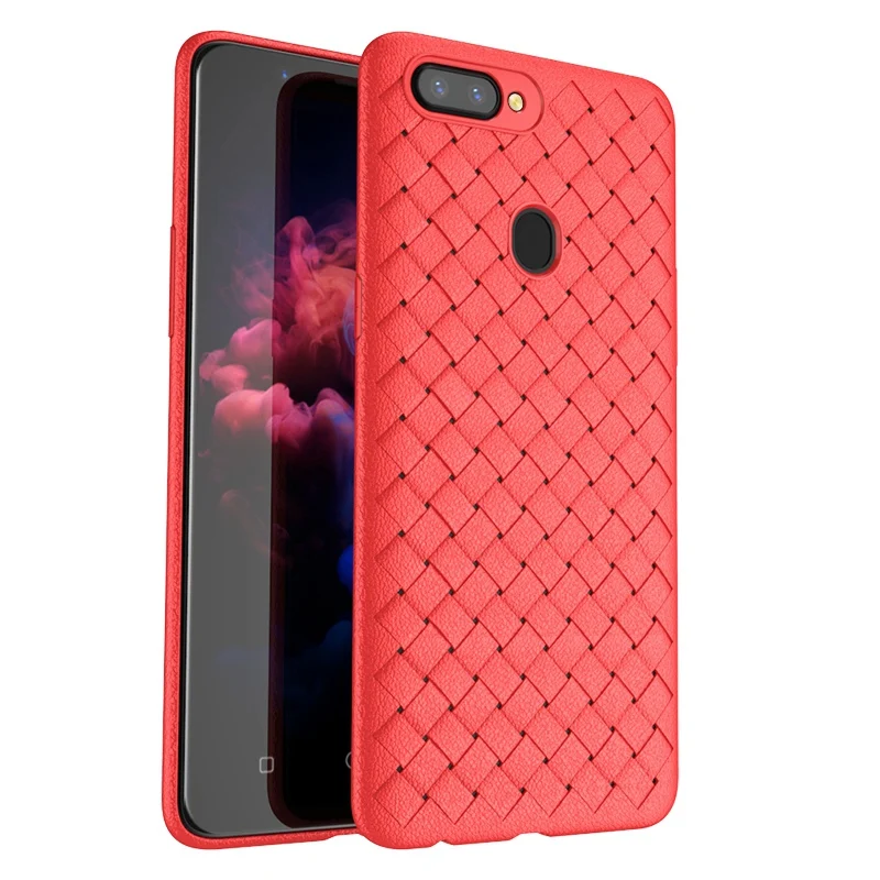 UPaitou сетки тканые силиконовый чехол для OPPO R11 R11S плюс R15 Роскошный ультра тонкий