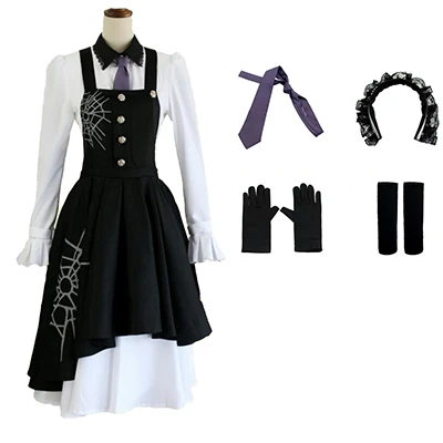 Skirts accessories 7 шт. Danganronpa V3 Tojo Kirumi косплей костюм японская игра Аниме Униформа костюм наряд Одежда и парики Хэллоуин Косплей - Цвет: Skirts accessories