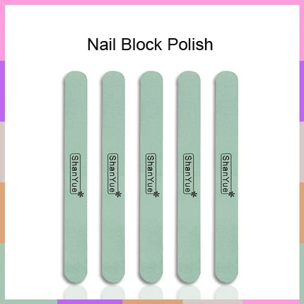 sponge block-5pcs 5 шт нейл-арта, набор для нейл-Полировщики для ногтей шлифовальный блок буферный Набор для маникюра, в который входят 5 шт./компл. нейл-арта, набор для нейл-буфера наждачная бумага Тонкий комплект - Цвет: sponge block-5pcs