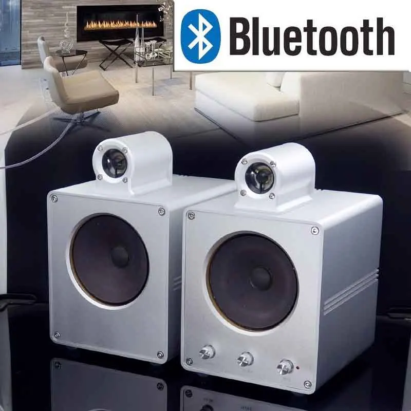Kaolanhon 30 Вт A501 4 дюймовая алюминиевая книжная полка динамик Bluetooth 2 усилитель