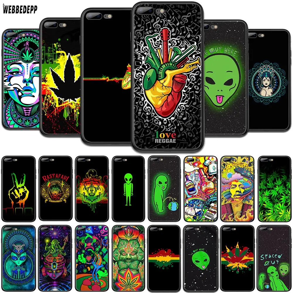 Чехол для телефона WEBBEDEPP Weed Art stellar TPU OPPO A1 A3S A5s A7 A37 A57 A73 A83 F5 F11 R15 R17 Pro мягкий