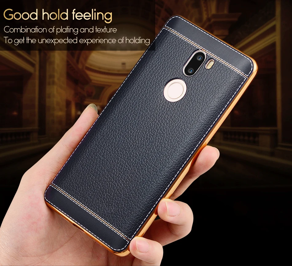 YKZ Cover for Xiaomi redmi 4x Case Soft Silicone For note case Black Shockproof Plating Side Y35 |