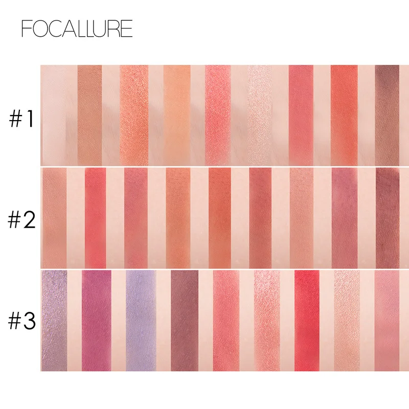 

FOCALLURE night elf Eye Shadow Palette Surprise Glitter Matte Shimmer Color Soft Cream Powder Excellent Pigment Tint Eyeshado