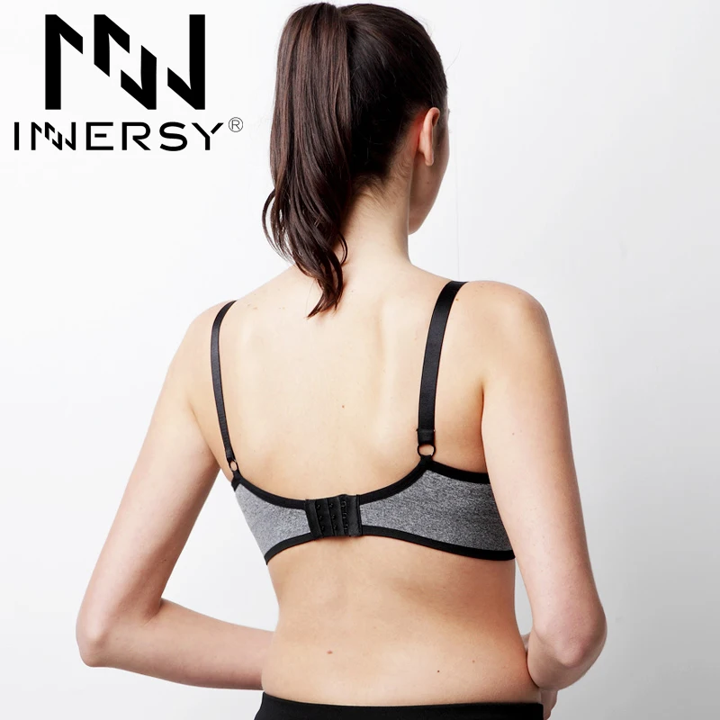 Innersy Sports Bra High Quality Absorb Sweat Bras Professional Gym Fitness Seamless Stretch Brand Free Shipping | Женская одежда