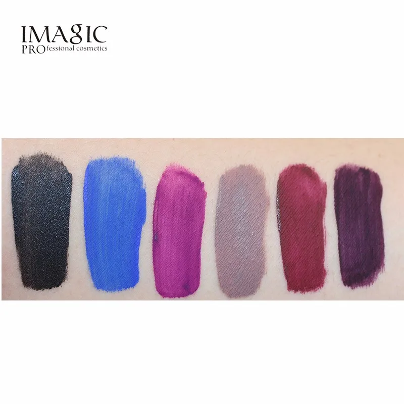 IMAGIC Halloween Party Lipgloss Set Vampire Style Sexy Blue Black Red 6 Color/kit Waterproof Matte Lip Gloss Makeup | Красота и