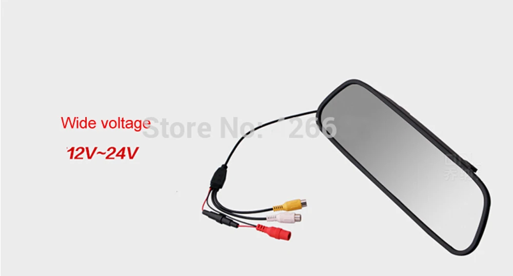 2 в 1 парковочная камера + 5 &quotЗеркало для автомобильного монитора CCD HD